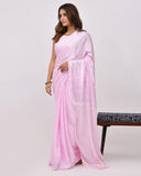Load image into Gallery viewer, Powder Pink Modal Silk Saree